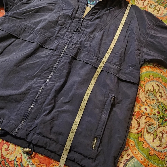 Vintage Members Only Blue Pull Over Nylon Jacket Size Medium - Picture 11 of 13